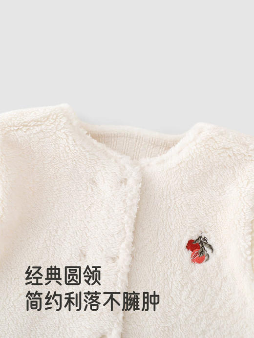 英氏女童针织马甲外穿背心春秋加厚洋气加绒甜美开衫YRWHJ4R037A 商品图2