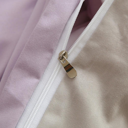 加倍生活 A类100支长绒棉纯色磨毛四件套 全棉纯棉被套床单枕套可水洗支持机洗 商品图6