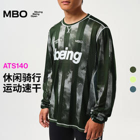 MBO男子长袖T恤 ATS140 休闲运动长袖T恤25年夏季新款 (经销商专拍链接，非经销商拍单不发货)