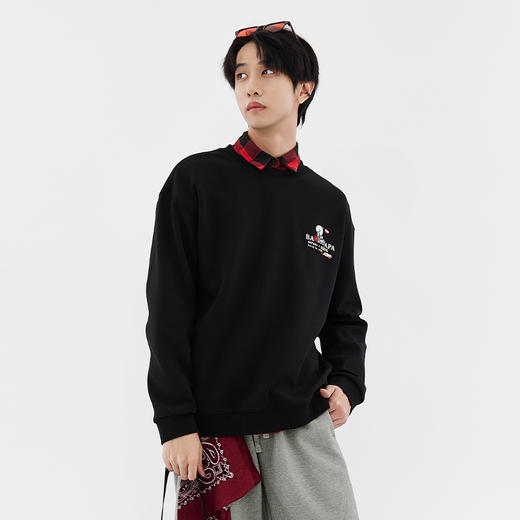 【新品上新】HX 春秋季圆领卫衣宽松C106530034101联名款 商品图5