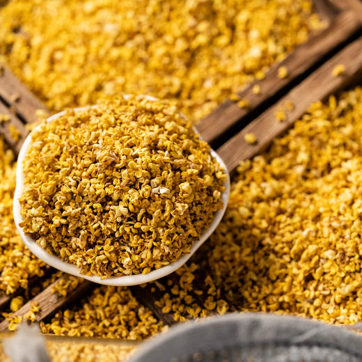 甄选包心桂花|老树桂花，6A级别，无硫熏工艺，一杯桂花茶，亲手制作的糖桂花，桂花糕，即使花季过去，也可以感受桂花浓郁的甜蜜，25g/罐⭐️中通快递 商品图1