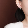 【春江晚景】S925纯银和田玉碧玉复古编织蛋面耳环【CW-EJ00531】 商品缩略图3