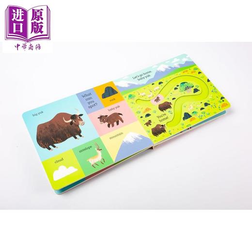 【中商原版】滑块轨道书 回家吧 熊猫宝宝 Let's Go Home Baby Panda 英文原版 幼儿纸板书绘本 趣味十足的互动式滑块书 进口 商品图4