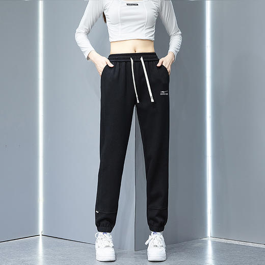 鸿星尔克秋款女士运动裤束口 EK-HMZ-032 商品图1