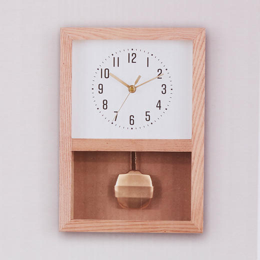 实木静音摆钟 德拉姆II 商品图1