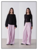 shyshystill/shy202506022/“霜粉糖果”双腰头直筒宽松休闲长裤 商品缩略图1