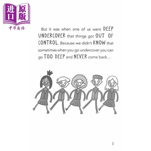 预售 【中商原版】伊兹和朋友们12 秘密校园入侵 Izzy and Friends The Secret School Invasion 英文原版 儿童文学 小初文学故事书 商品图3