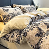 自然醒美拉德风格雕花牛奶绒四件套QJ 商品缩略图7