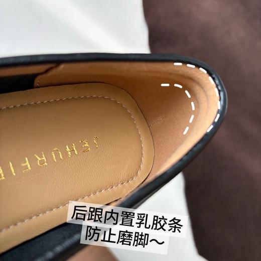 纪华菲腔调款 复古小金扣一脚蹬乐福单鞋 商品图6