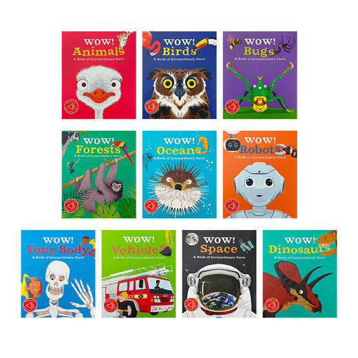 【4-10岁】WOW！一起发现小百科10册盒装-送音频 商品图1