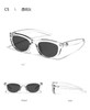 【复古高级感🖤】复古猫眼小脸墨镜 女高级感ins黑色小框防晒造型拍照太阳眼镜-小脸神器猫眼墨镜，拍照凹造型必备！✨防晒+时髦=出街C位！ 商品缩略图8