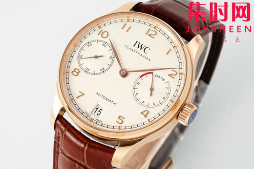 万国AZ葡萄牙系列七日链腕表 葡七 男士腕表 集时分针、日期、小秒和动显于一身 商品图2