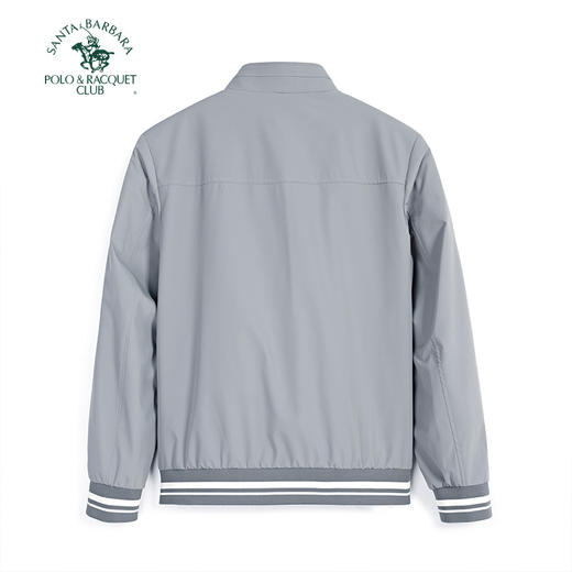 【大都会店】圣大保罗 牛奶丝四面弹春季罗纹立领修身版通勤商务休闲外套-PS25WJ050M 商品图1