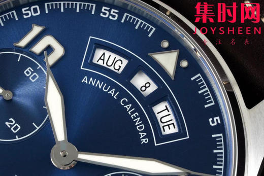 IWC万国 AZ飞行员系列 空中霸主 大飞行员 大飞动显 飞行员万年历 透底设计 男士腕表 商品图3