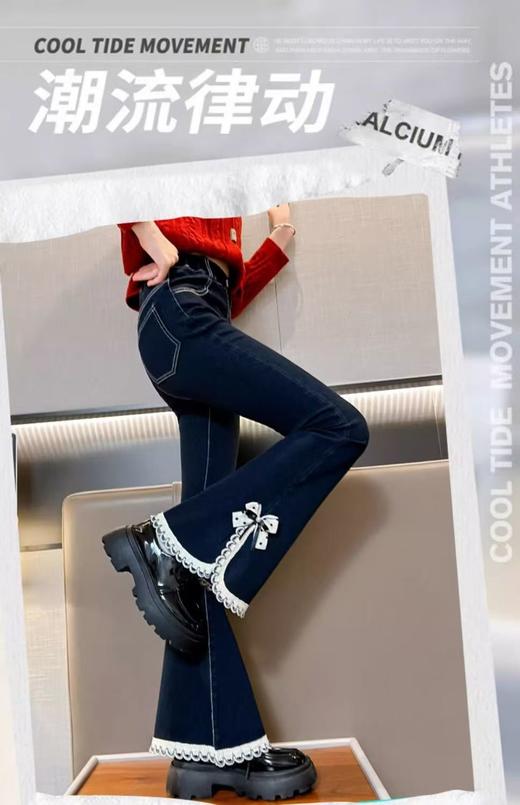 品牌直发🌟专为女宝宝打造【西蒙日记2025爆款儿童牛仔裤合集👖】蝴蝶复古做旧「穿搭神器」来咯！   商品图1