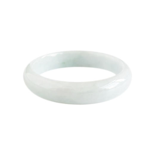 【天然正品】A货翡翠天然细腻无纹裂正桩细豆种紫罗兰58.5号翡翠手镯女士 280325AH44 现售价：1180特价 商品图0