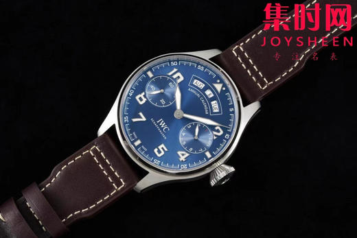 IWC万国 AZ飞行员系列 空中霸主 大飞行员 大飞动显 飞行员万年历 透底设计 男士腕表 商品图1