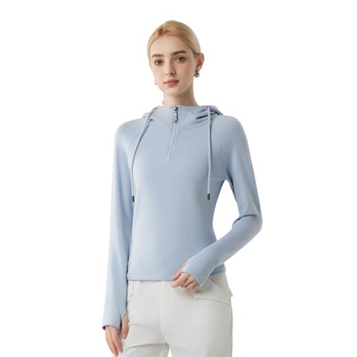 秋季砂洗空气层外穿女士上衣 商品图6