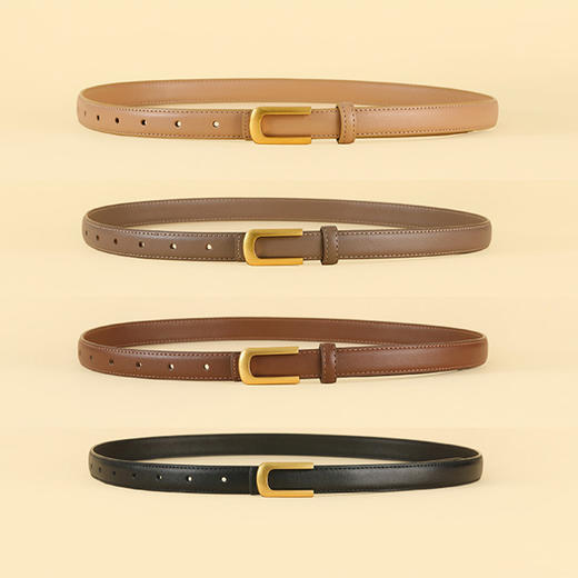 “明星挚爱潮牌”XIXI COLLECTOR 牛皮腰带 时尚百搭 多款可选 商品图1