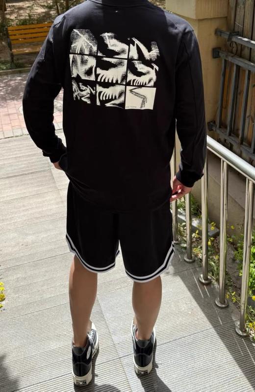 点此购买 始祖鸟春秋季男士Kragg SL Cotton Bird纯棉长袖T恤 bk 329897 商品图9