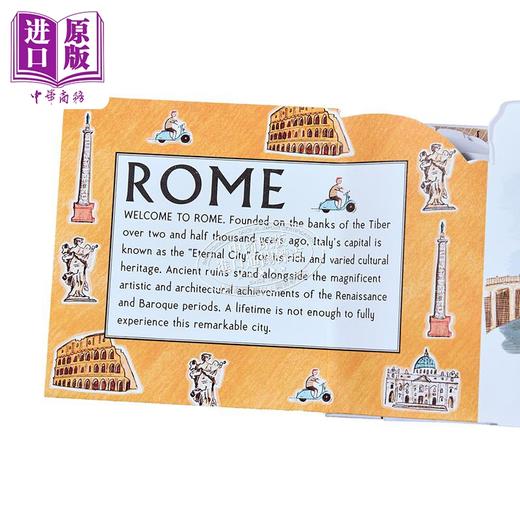 【中商原版】罗马 Walker全景立体书系列 精美折叠插画 Rome Panorama Pops 英文原版 Kristyna LittenKristyna Litten 商品图2