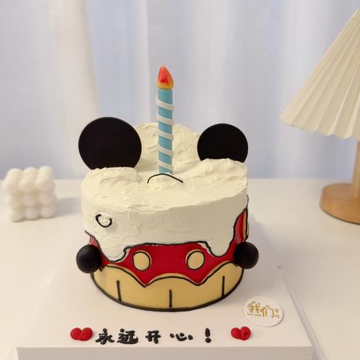 二次元米奇卡通蛋糕系列(红色色素重介意慎拍)-低糖处理无添加 商品图1