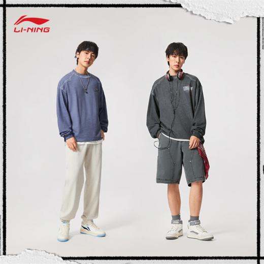 李宁反伍BADFIVE男子宽松套头卫衣AWDV325 商品图2