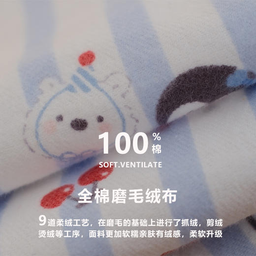 2025秋新款！纯棉磨毛卡通可爱家居服套装 全棉睡衣女春秋冬季 商品图1