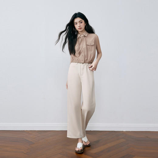 【商场同款】诗凡黎亲肤天丝牛仔裤25秋新款百搭长裤女3G7251191 商品图1