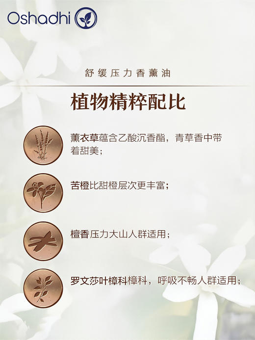 oshadhi德国O家舒缓压力香薰油香氛精油植物香薰油10ml 商品图2