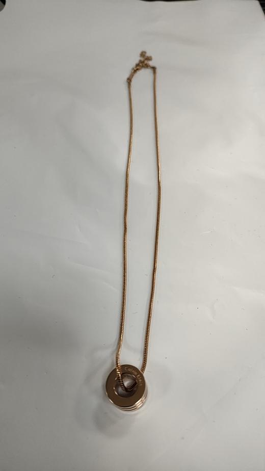 ZZBKJ39PP010400 卡尔文克雷恩Calvin Klein (品牌直发)ck项链情侣款小蛮腰项链网红男女锁骨链首饰礼物 商品图0