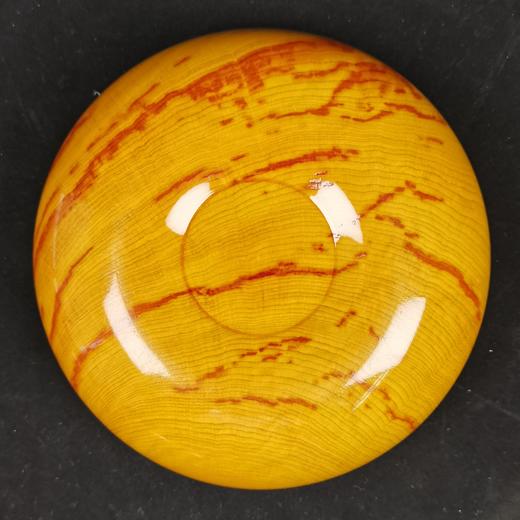 本榧柾目安井型紐縁特大碁笥 可收纳42号棋子 商品图7