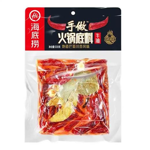 【超市】海底捞手做火锅底料牛油麻辣味500g 商品图0