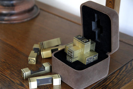 【长春航展、九三阅兵纪念品-新品重磅】特尔博-科教金属产品 鲁班锁 榫卯结构可拼装 |  活字印刷可盖章  一物多用彰显古代智慧 商品图7