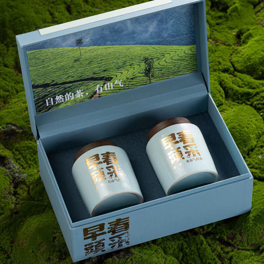 【洛阳发货】早春头采【双瓷罐 兰色】45元一套/一件10套 商品图2