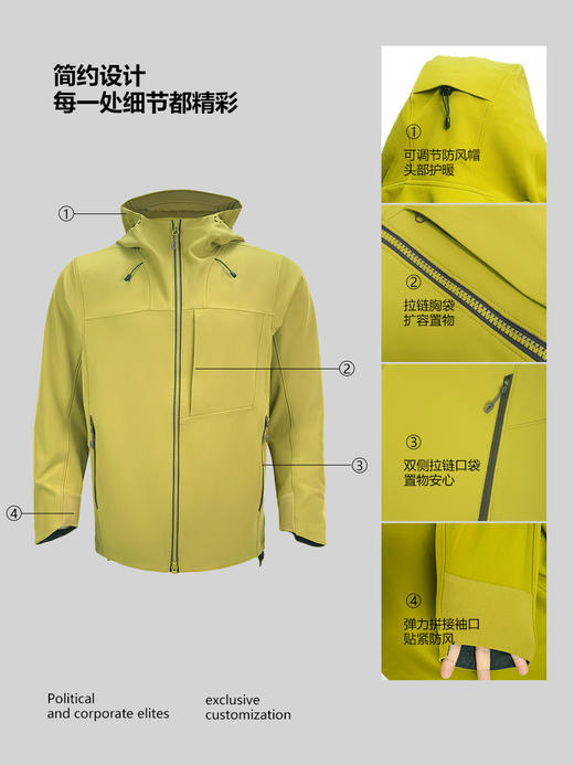 4158m悦界量子绒簇连帽外套 商品图3