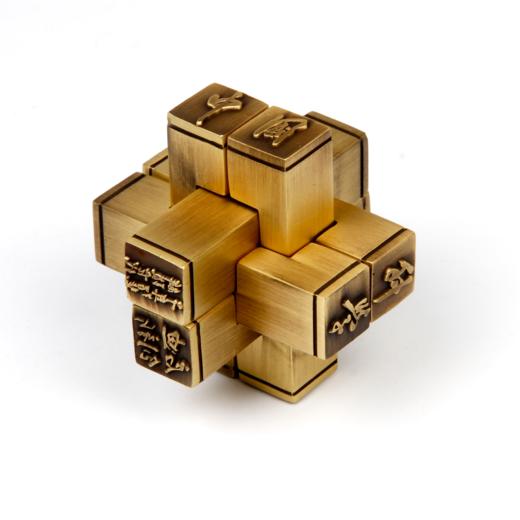 【长春航展、九三阅兵纪念品-新品重磅】特尔博-科教金属产品 鲁班锁 榫卯结构可拼装 |  活字印刷可盖章  一物多用彰显古代智慧 商品图0