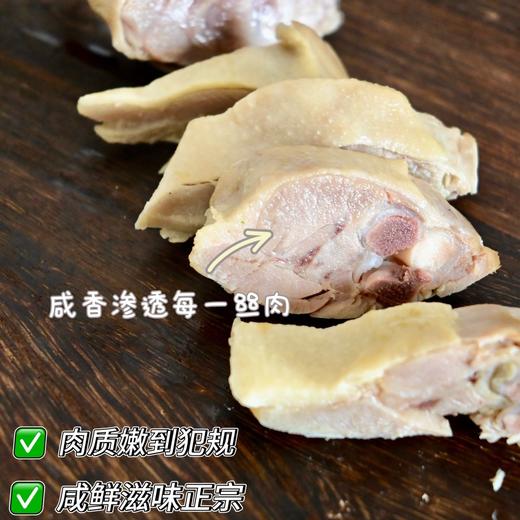 【金陵盐水鸭腿】非遗美食，千年古法秘制，老卤熬制，入口有嚼劲，肥而不腻、香鲜味美，十二时辰的匠心淬炼“炒盐腌、清卤浸、文火焖”三艺九序，缺一不可，直接切片装盘，简单美味哦 商品图4