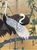 独角鹿西洋古董18世纪日本江户时期出品狩野派风格「水畔群鹤」 主题金地纸本设色六曲屏风 商品缩略图2