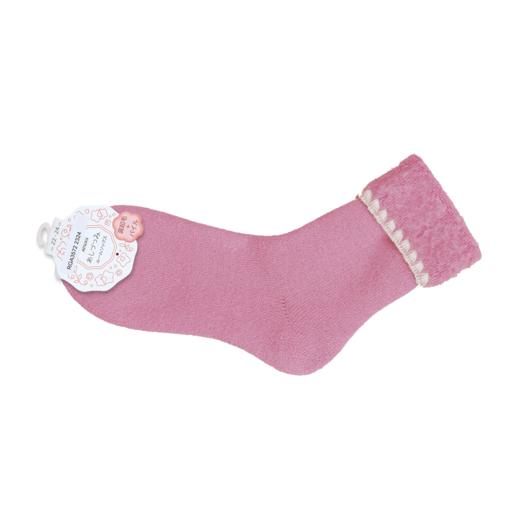 厚木Atsugi 【3双装】百搭可爱加厚里起毛保暖纯色图案休闲居家袜多色翻边短袜 RGA3572 商品图4