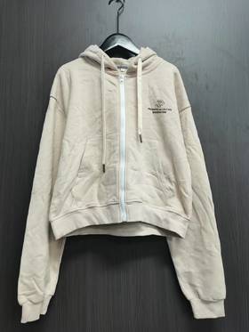 简约百搭连帽拉链长袖卫衣外套