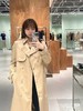 Burberry巴宝莉新款  纯色中长款翻领腰带长袖风衣（SS） 商品缩略图2