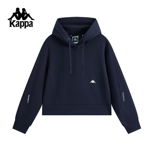 Kappa 25年秋季新款 连帽针织套头运动卫衣女K0F82MT40 商品图0