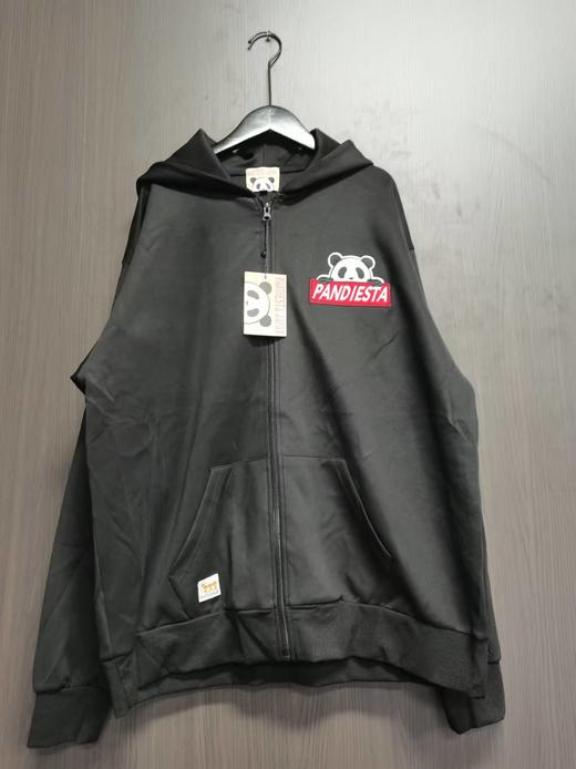 小熊猫连帽拉链长袖外套 商品图0