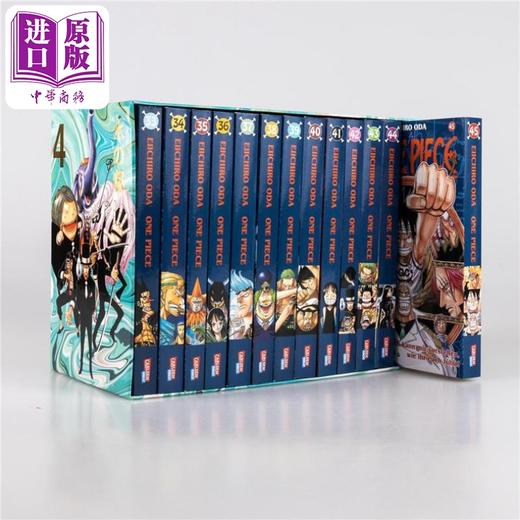 【中商原版】【德文版】海贼王套盒 水之七岛篇 33-45卷 One Piece Sammelschuber 4  Water Seven 德文原版 Eiichiro Oda 商品图6