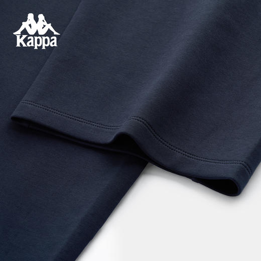 Kappa 25年新款 藏蓝色宽松直筒藏裤 女K0F82AK47 商品图4