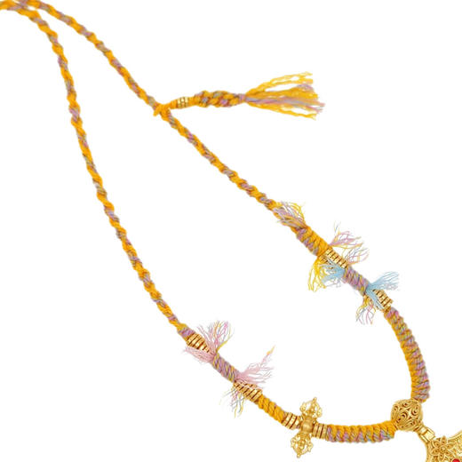 【高货定制-唐卡】黄金扎基拉姆吊坠 可打开 足金守护挂坠珍藏传家金【按克计价黄金5】MEMORA诗普琳GP294801 商品图4