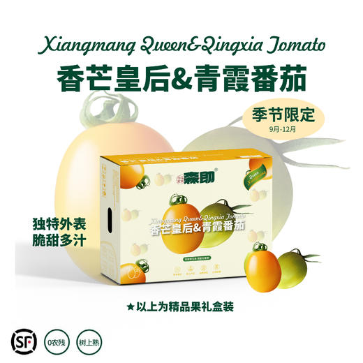 一口一颗 爆汁清甜 | 生态种植西昌小番茄/小西红柿 青霞/香芒皇后 2.8斤精品礼盒装 商品图4