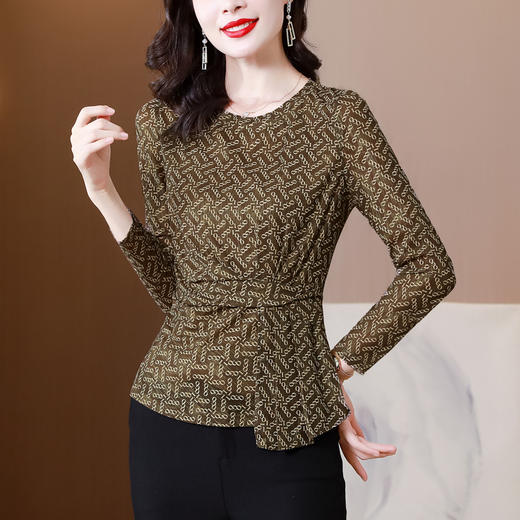 KQL 369H1617时尚小衫洋气修身气质打底衫 商品图2