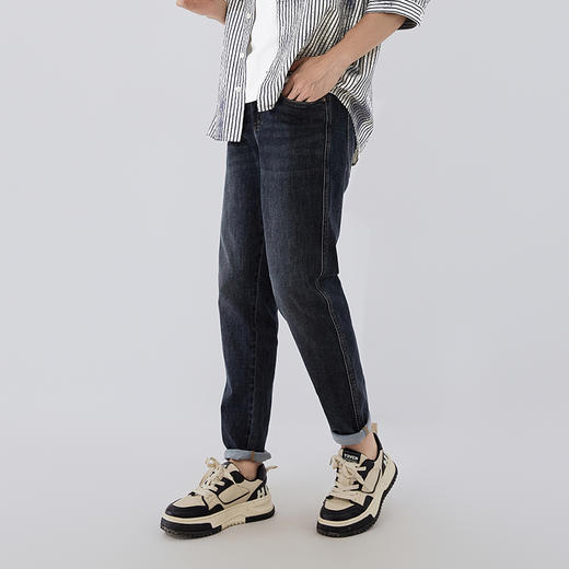 【新品上新】HX 秋季水洗牛仔长裤S201533074101 商品图2